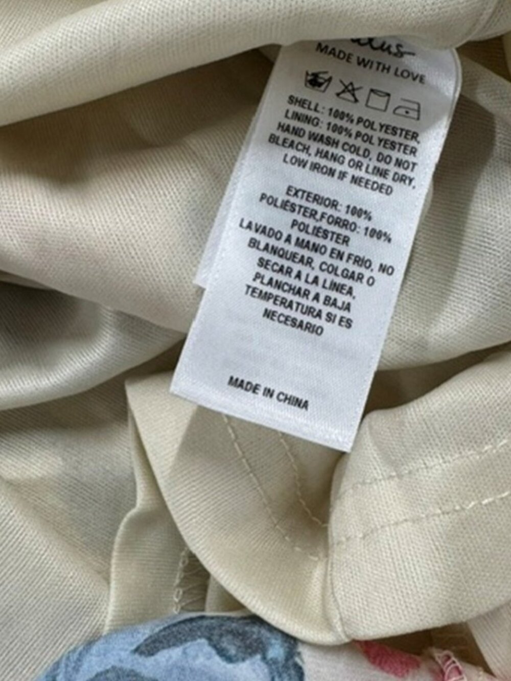 Lulus Rhema Cream Multi Floral Print Satin Midi Dress NWT - Picture 11 of 12